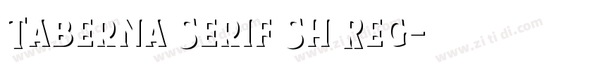 Taberna Serif Sh Reg字体转换